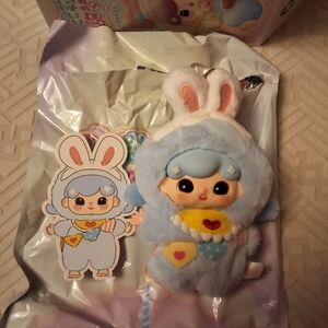 Adorable Blue and White Baby Billie Plushy Keychain- Confirmed